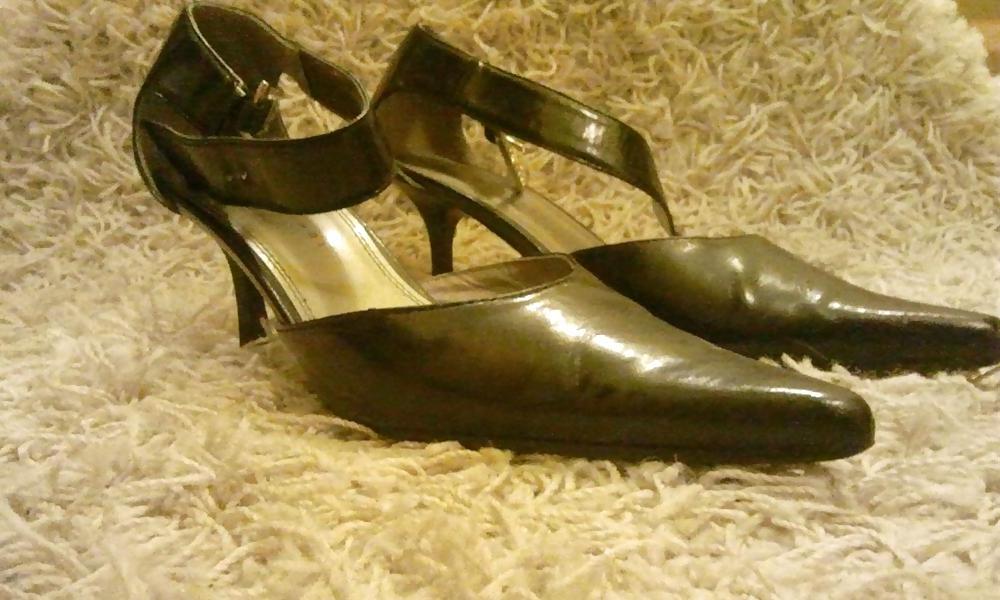 9P Cum on mother-in-law sandals! cum on shoes!