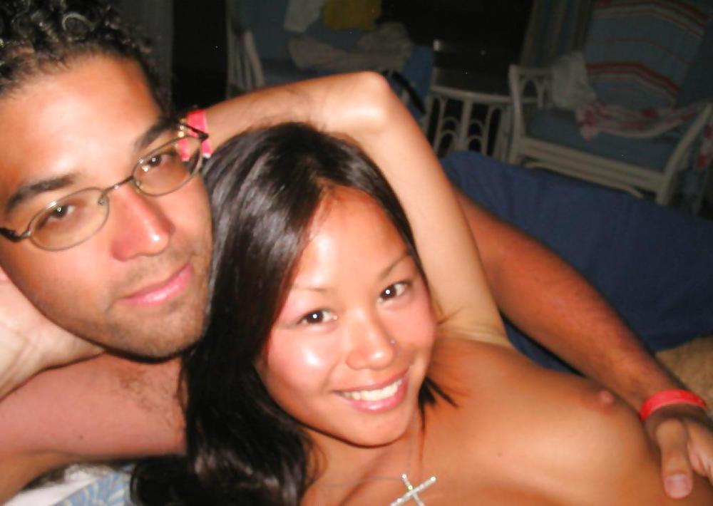 8P Thai girl and me at a resort