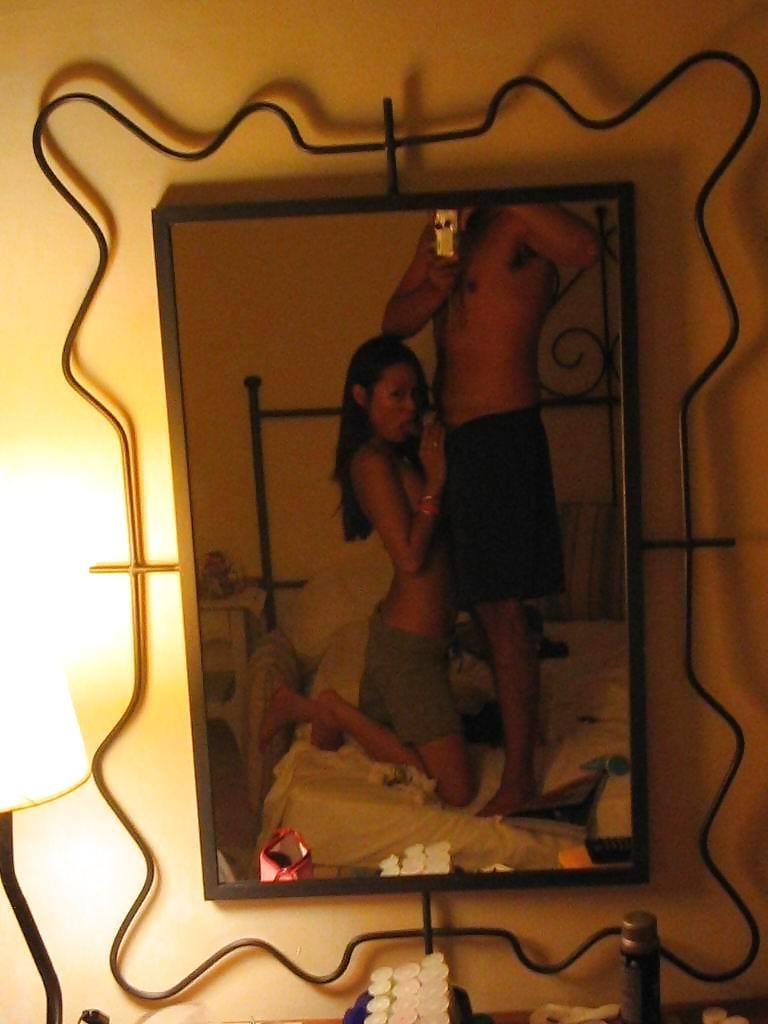 8P Thai girl and me at a resort