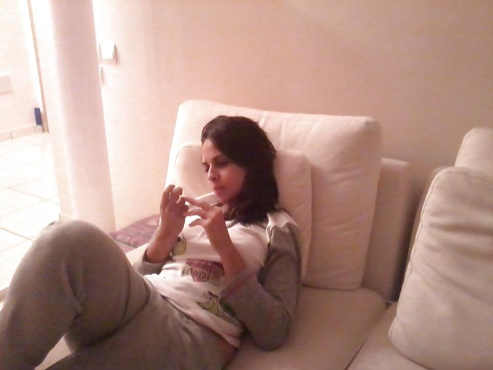 25P Zineba Morocco Girl Cum On Her