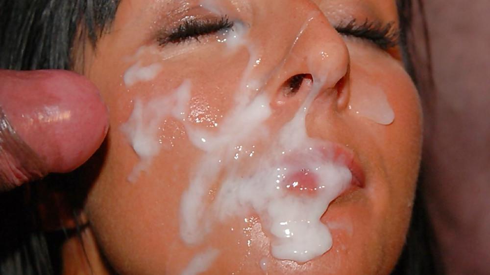 25P Sperm leaks out from beautiful mouths and faces (Camaster)