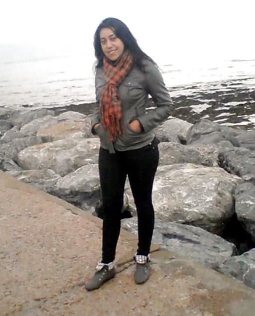 12P Loubna Morocco Girl Cum On Her