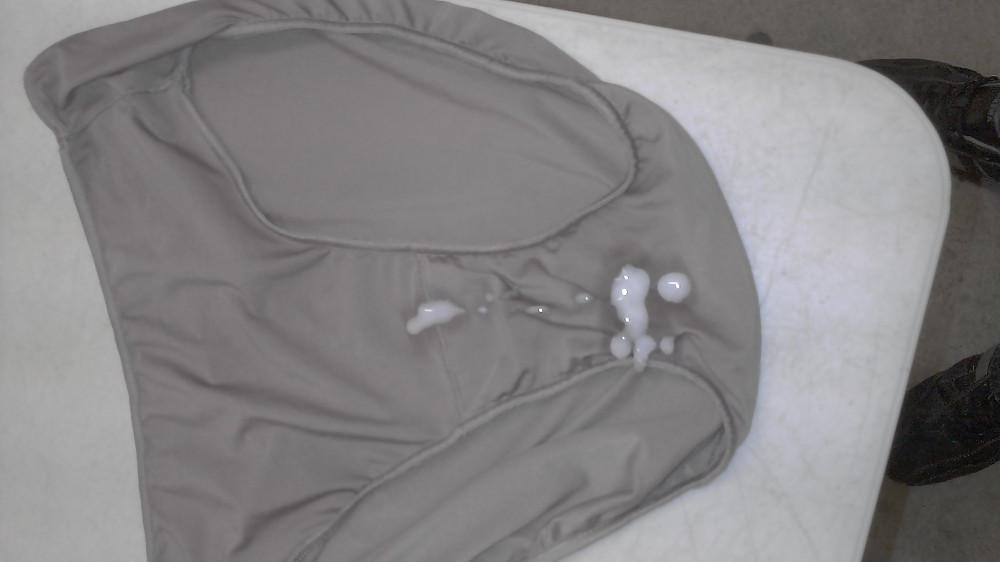 7P Cum on laundry panties 3