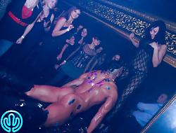 21P Real Stripp Show of Naked DJ (CFNM)