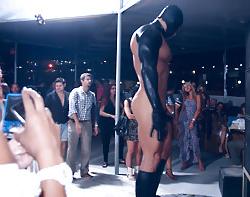21P Real Stripp Show of Naked DJ (CFNM)
