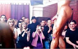 21P Real Stripp Show of Naked DJ (CFNM)