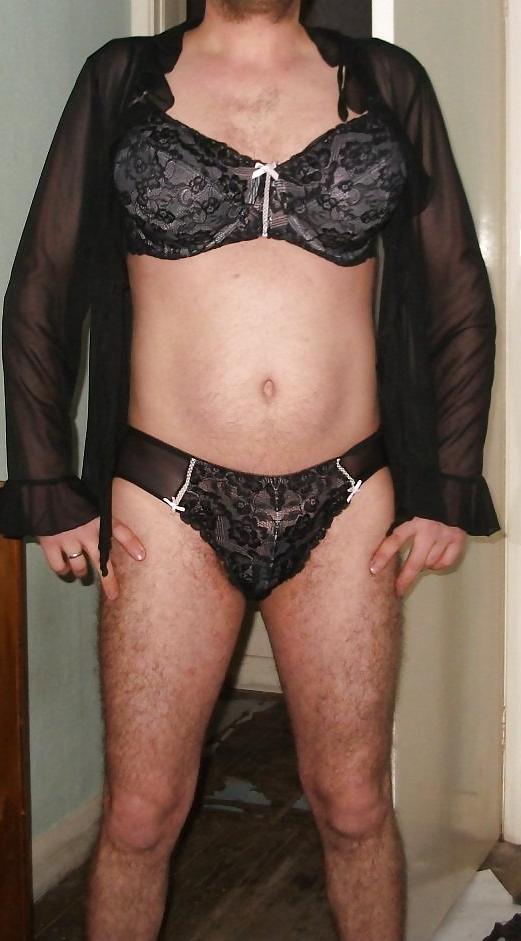 6P Dressing up in panties and bra, 2012.