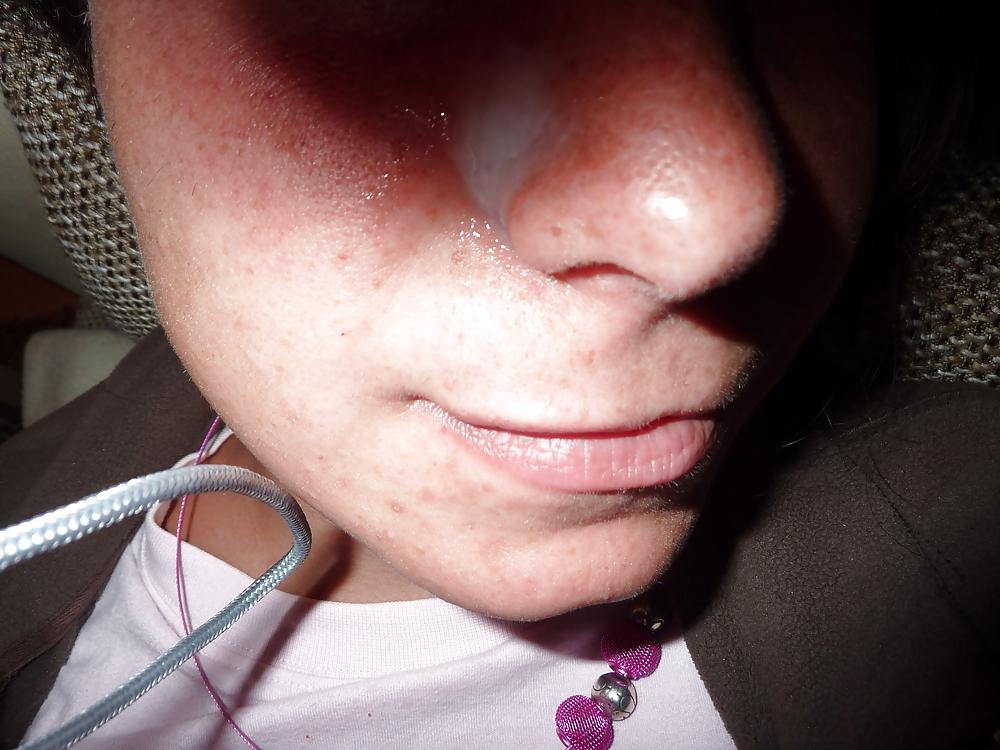 10P Wife used, Blowjob Sperma Gesicht, facial cum