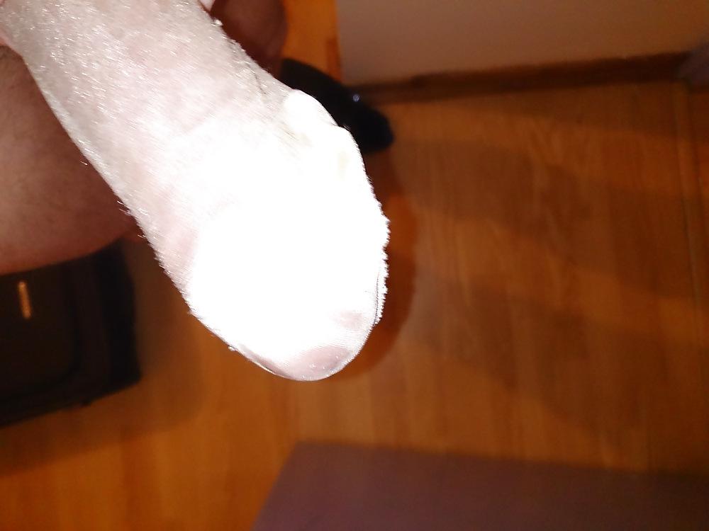 7P Fun with my girlfriend flats ans nylon sock