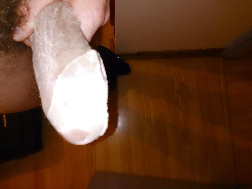 7P Fun with my girlfriend flats ans nylon sock