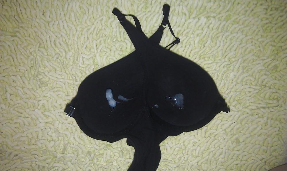 5P Cum in My mom 34A Open Front Bra