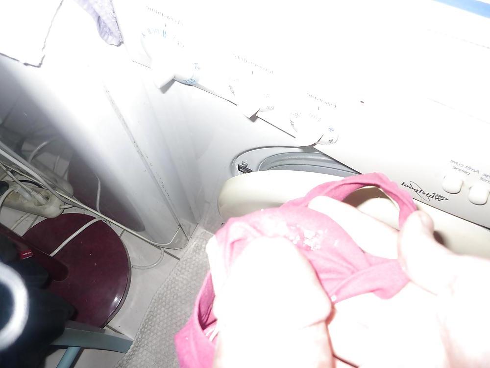 6P Cum on my Wife's Bras and Panties 5