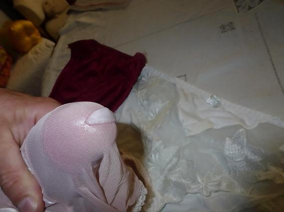 17P Cum on my Mother in Law's sexy panties