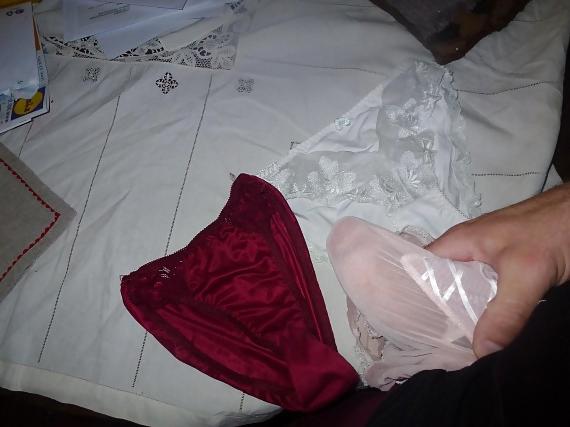 17P Cum on my Mother in Law's sexy panties