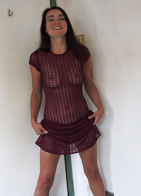 18P Brunette in hotel room