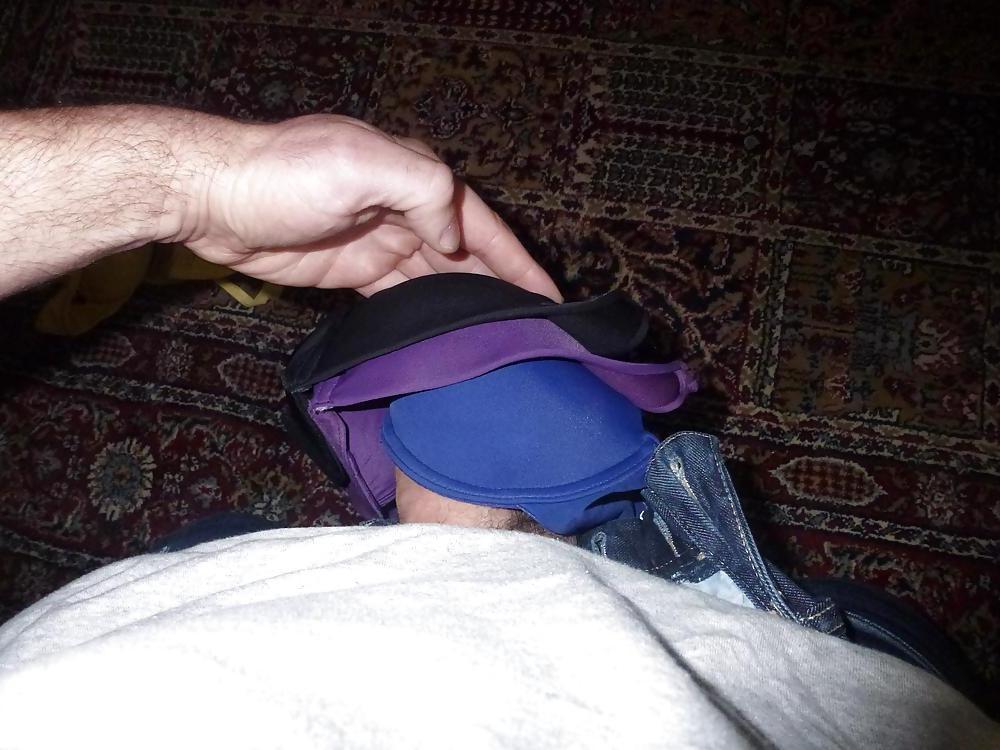 25P Cum on my Wife's bras and toothbrush