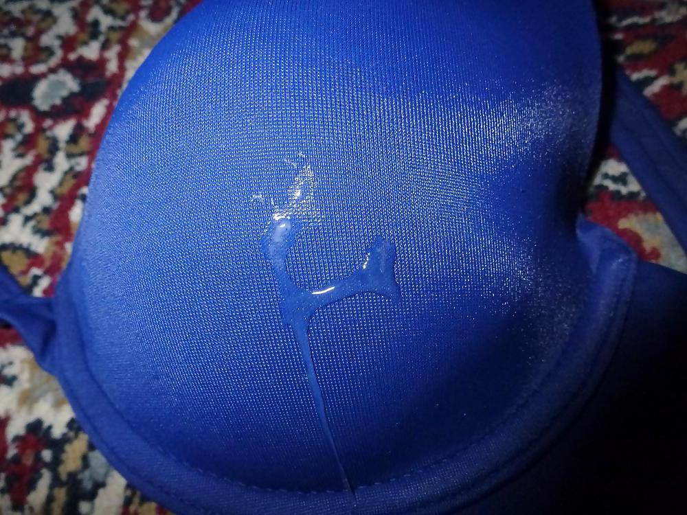 25P Cum on my Wife's bras and toothbrush