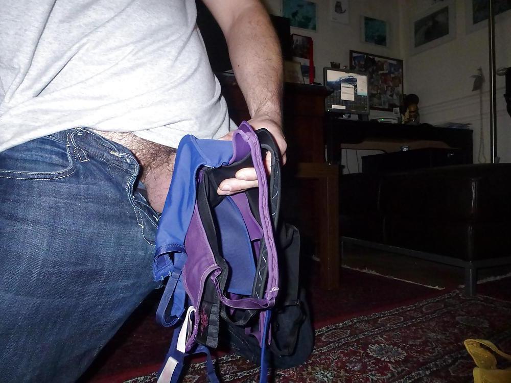25P Cum on my Wife's bras and toothbrush