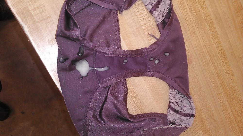 5P Cum on laundry panties 4