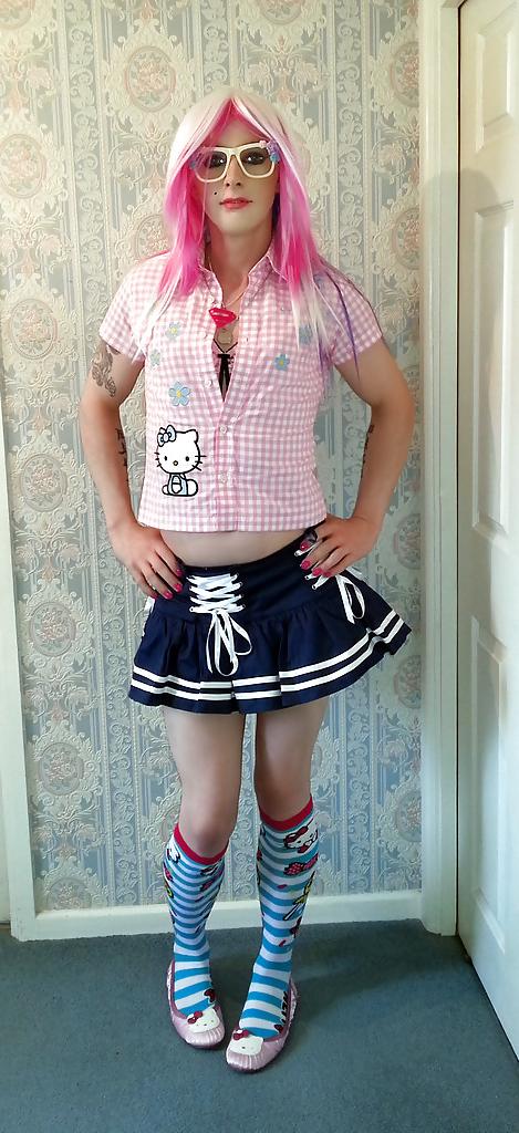 22P Tranny Pretty Kitty Cute Hello Kitty Set Part1