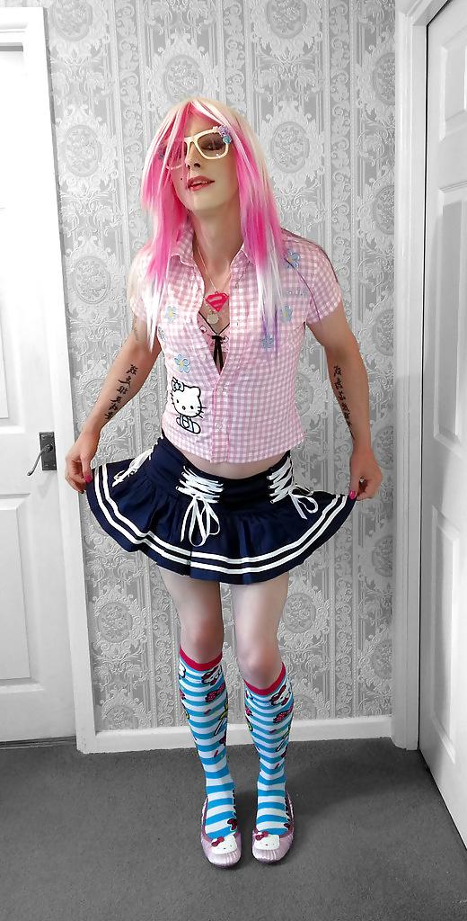 22P Tranny Pretty Kitty Cute Hello Kitty Set Part1