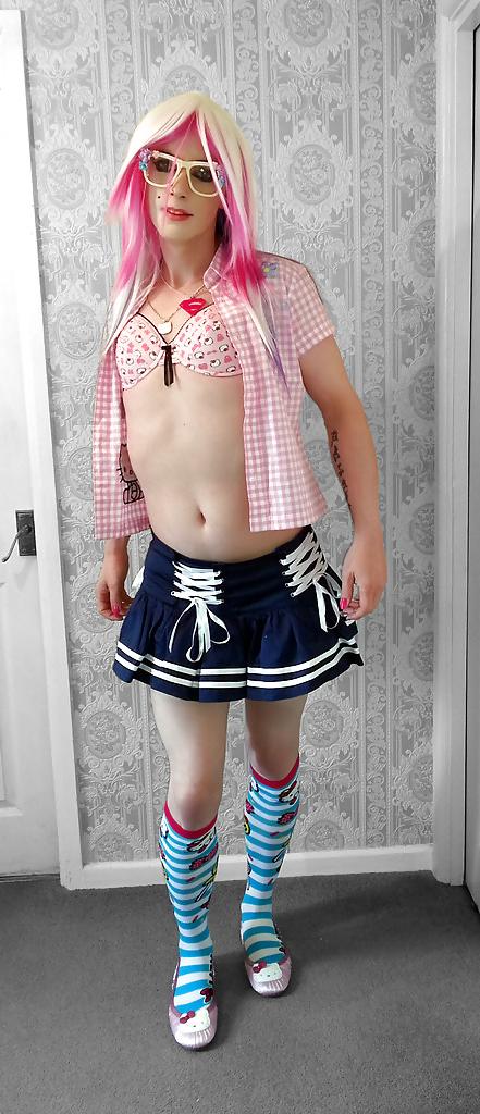 22P Tranny Pretty Kitty Cute Hello Kitty Set Part1