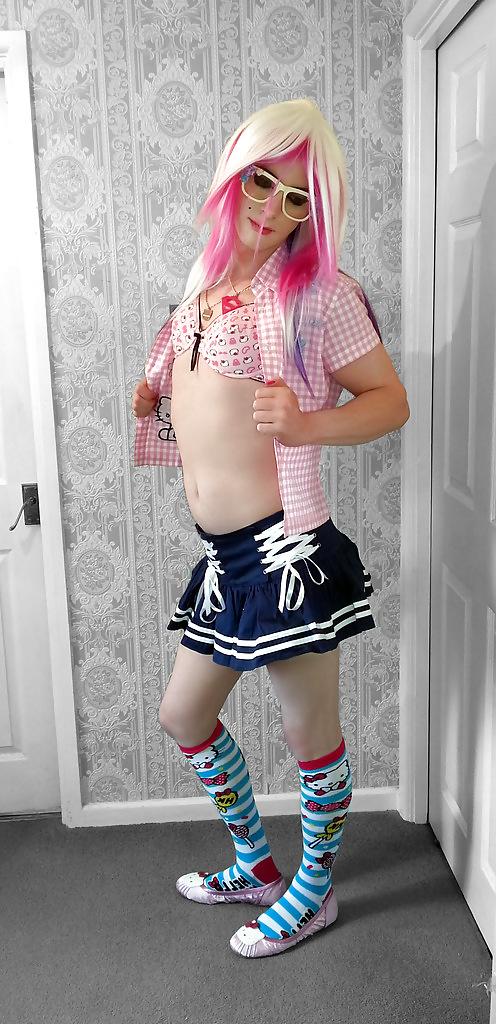 22P Tranny Pretty Kitty Cute Hello Kitty Set Part1