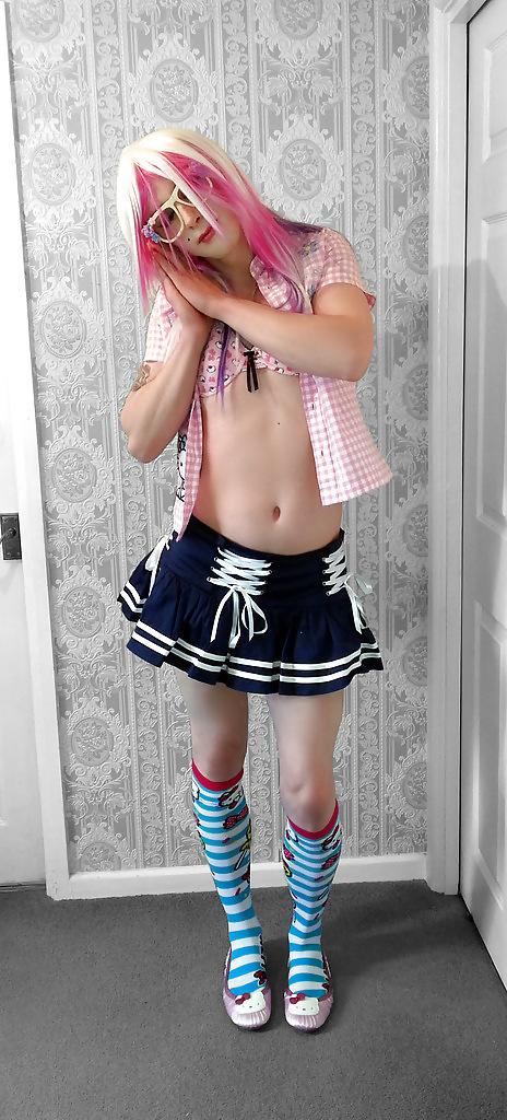 22P Tranny Pretty Kitty Cute Hello Kitty Set Part1