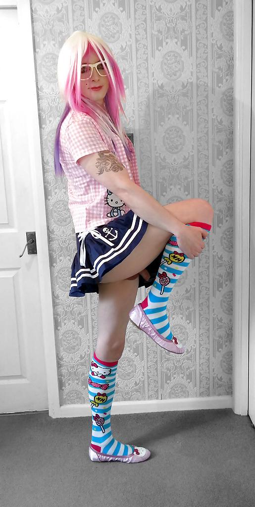 22P Tranny Pretty Kitty Cute Hello Kitty Set Part1