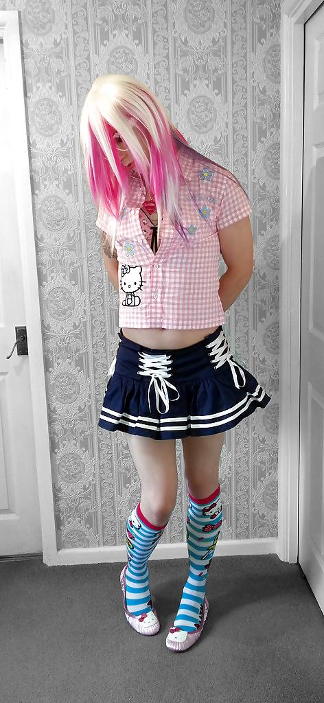 22P Tranny Pretty Kitty Cute Hello Kitty Set Part1