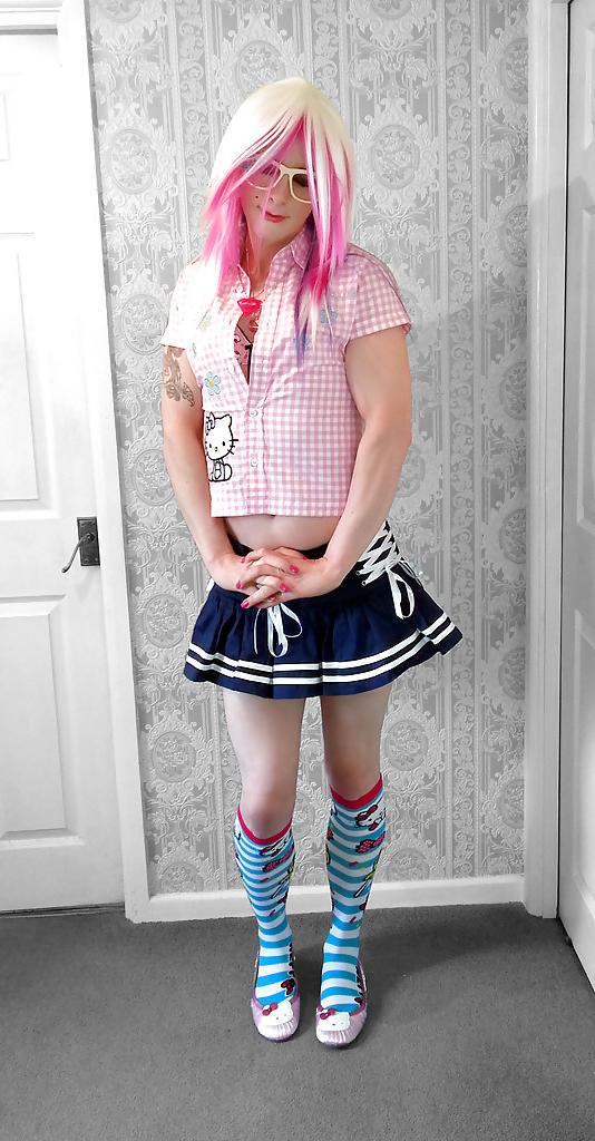 22P Tranny Pretty Kitty Cute Hello Kitty Set Part1