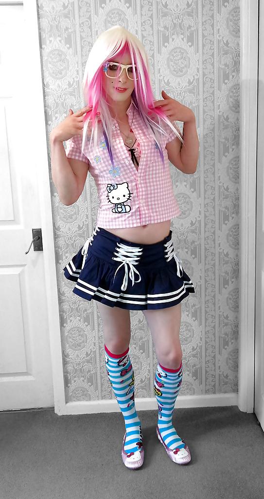 22P Tranny Pretty Kitty Cute Hello Kitty Set Part1
