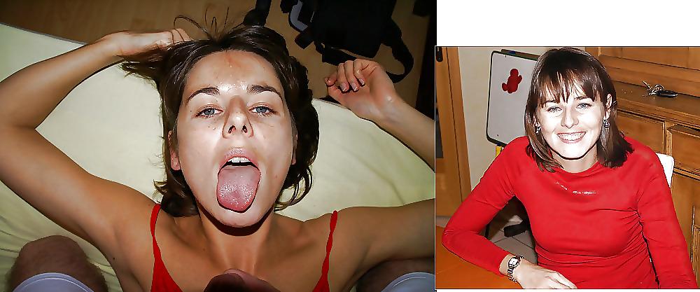 25P Before and after facial cumshot