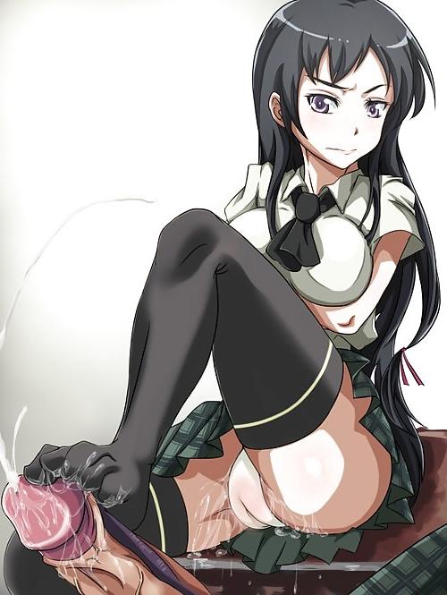 20P Femdom Footjob Anime IIII - Hentai Mess