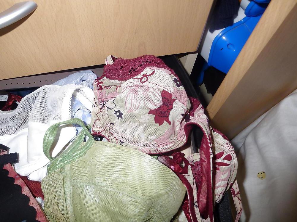20P Cum on my Wife's bras