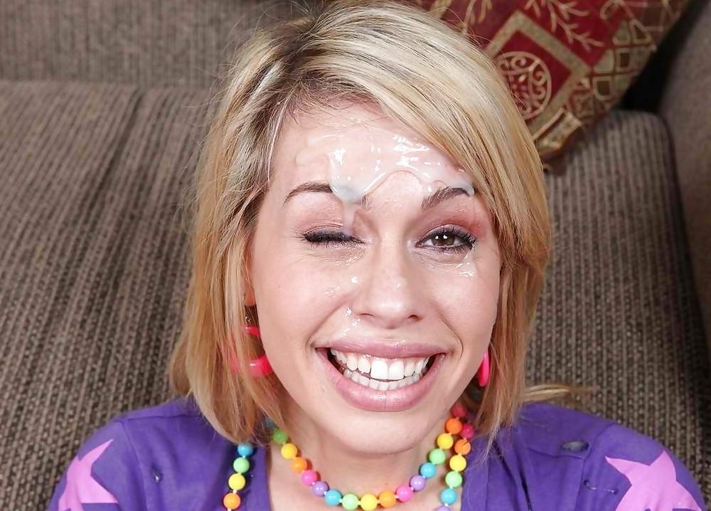 21P Happy face cum-shot 1