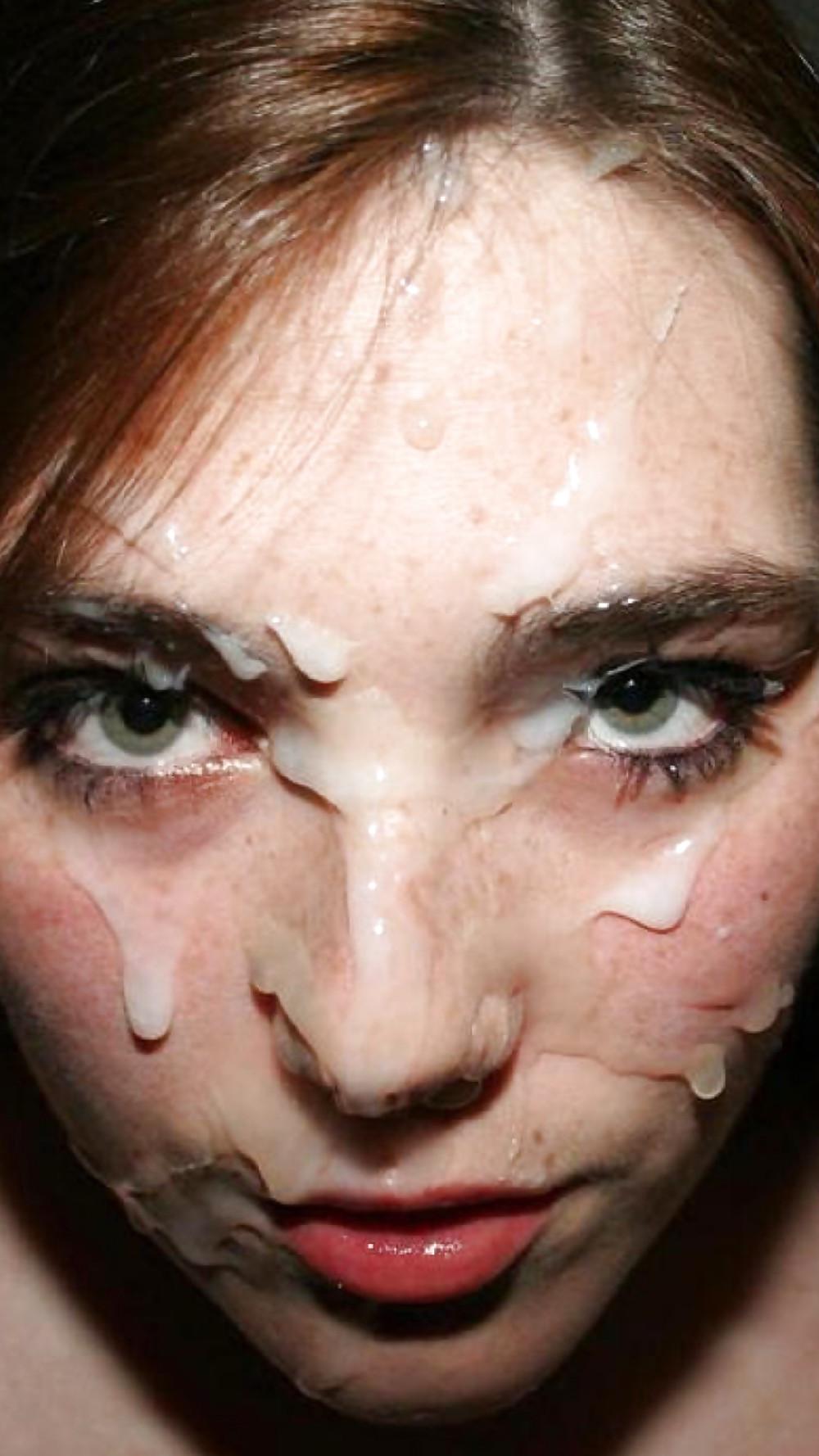 25P Cum leaks out from beautiful mouths and faces 5 (Camaster)