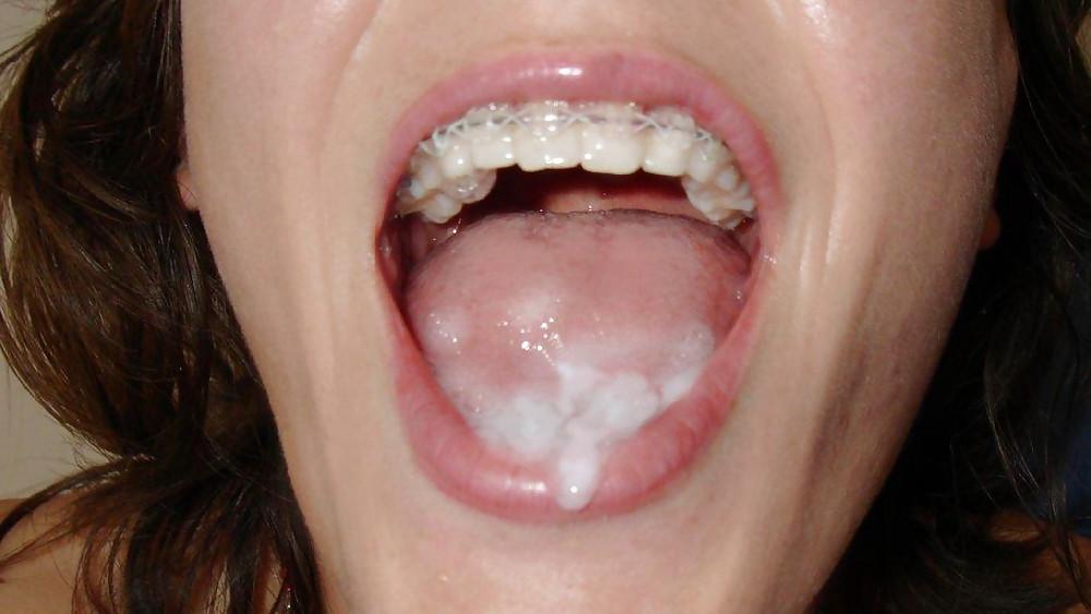 25P Cum leaks out from beautiful mouths and faces 5 (Camaster)