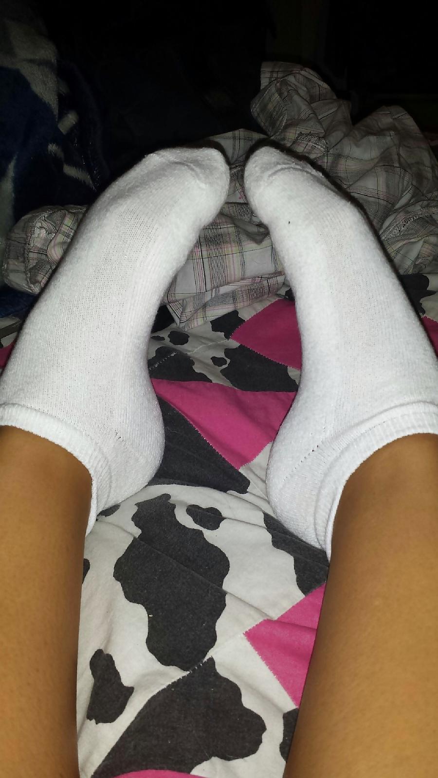 13P Diane sock tease