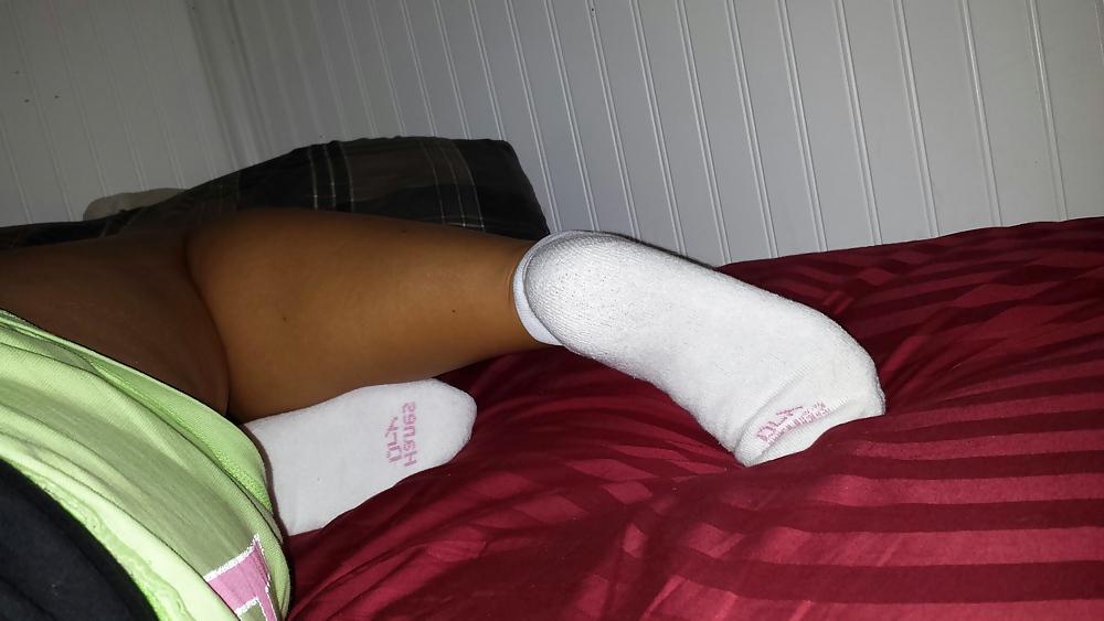 13P Diane sock tease