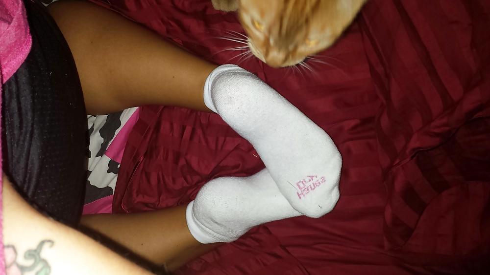 13P Diane sock tease