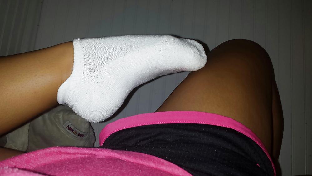 13P Diane sock tease