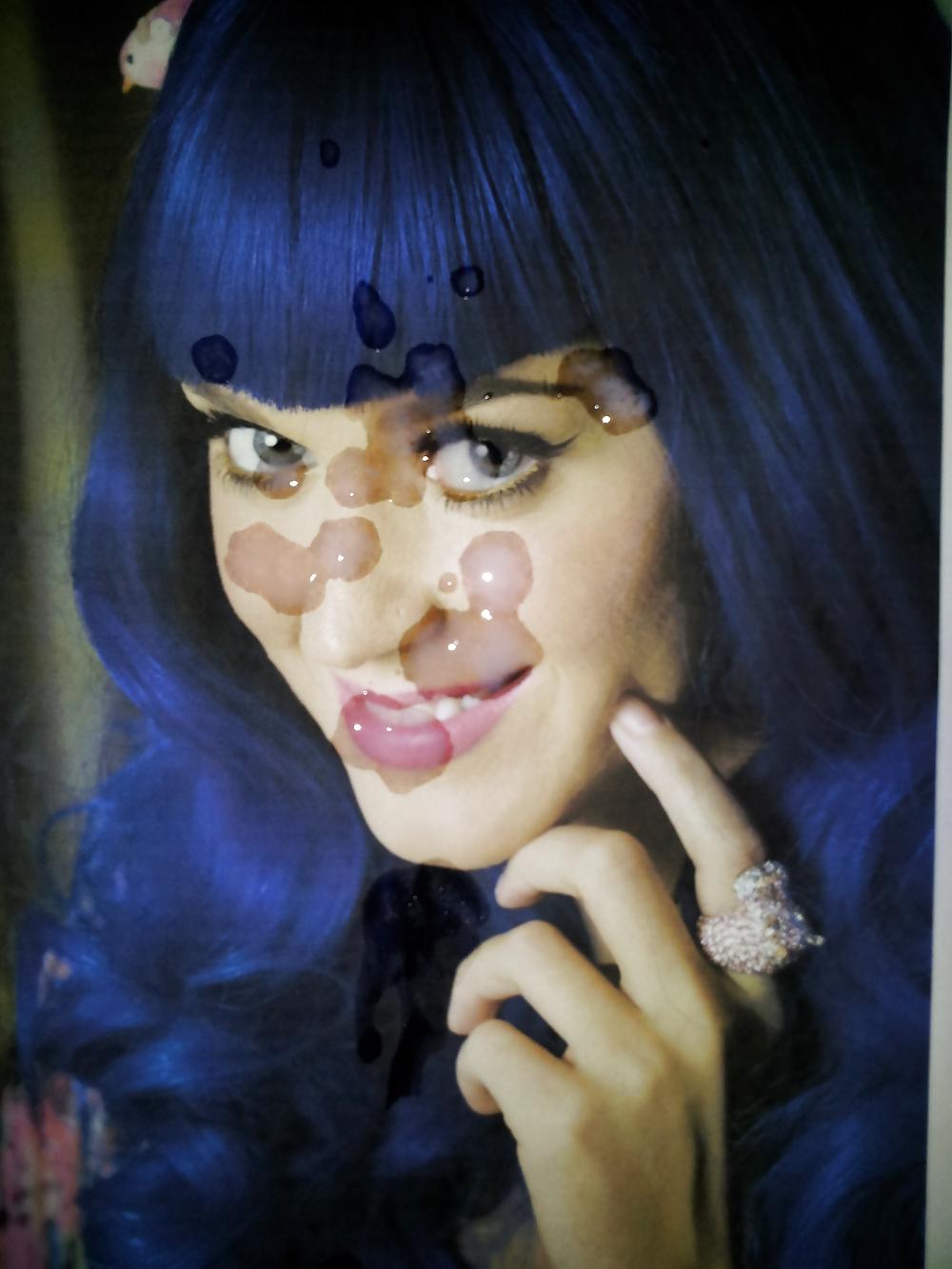 4P Cum on Katy Perry