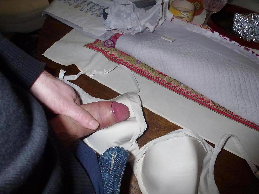12P Cum on my Mother in Law's bra 3