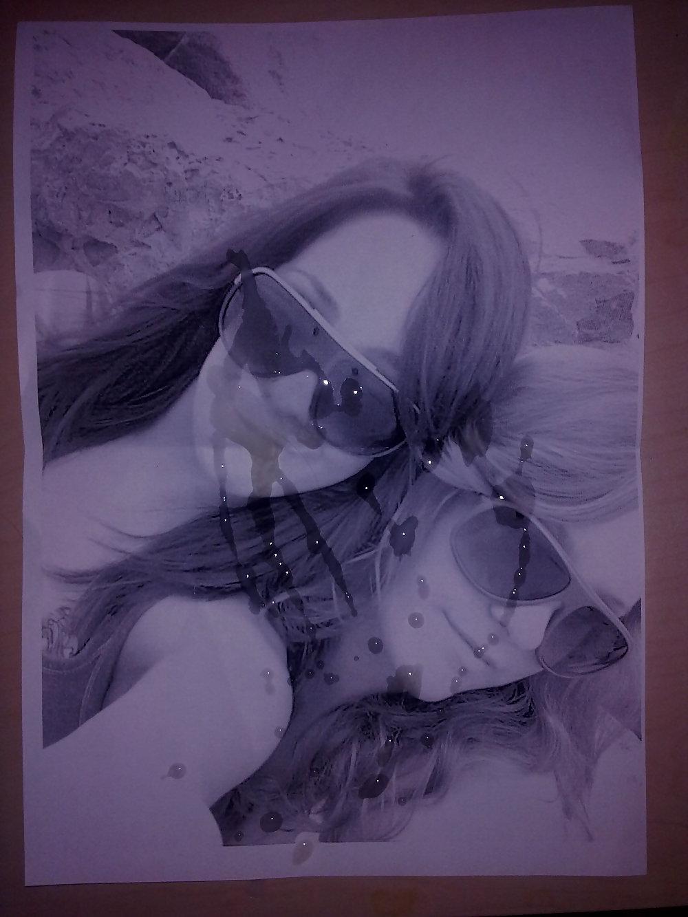5P My cum on glasses girls