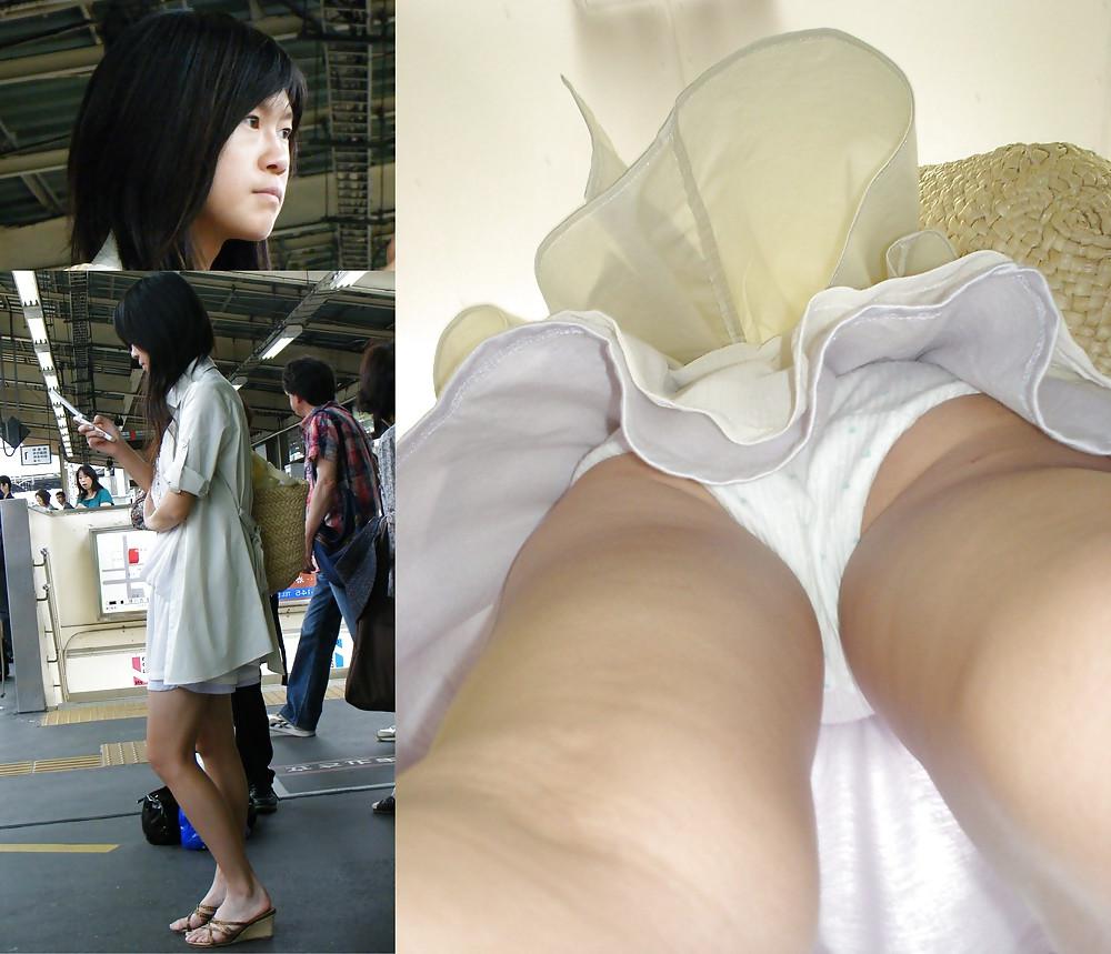 25P Pretty Asian Upskirt