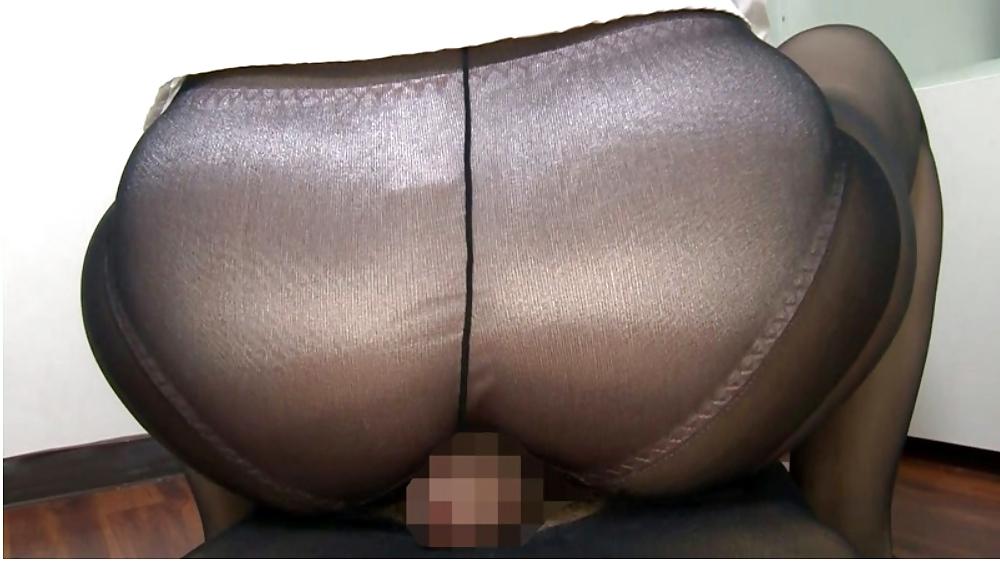 20P Japanese nylon panty rubbing