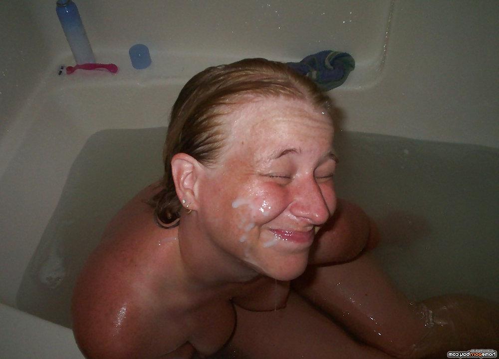 18P Sperm on her cute face