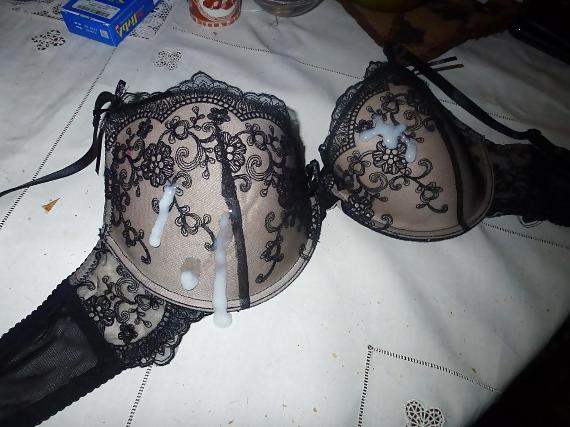 14P Cum on my Mother in Law's bra 2