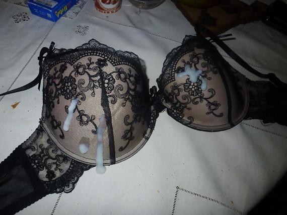 14P Cum on my Mother in Law's bra 2